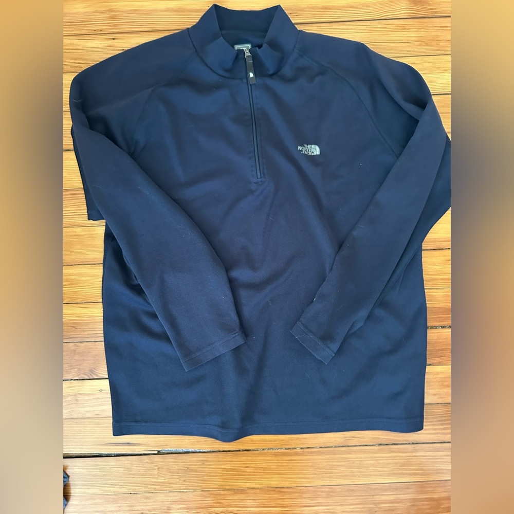 The North Face Navy 1/4 Zip Pullover